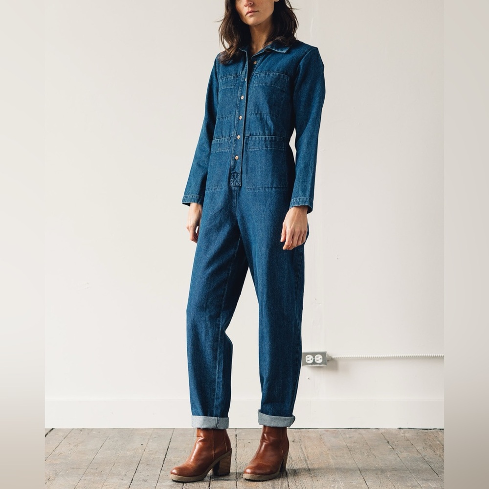 Ilana Kohn Tia Coverall - Denim - Size 4